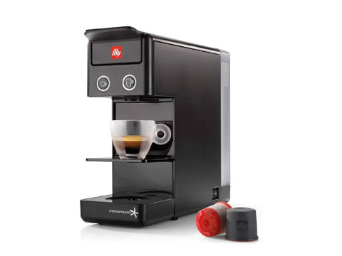 Illy Y3.2 iperEspresso Espresso and Coffee Machine - Black - CAFELAX