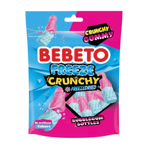 Bebeto Freeze Dried Bubblegum Bottles Candy 35g