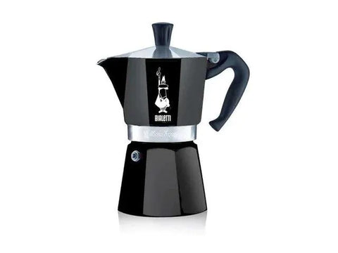 Bialetti Moka Pot - 6 Cups - Black - CAFELAX