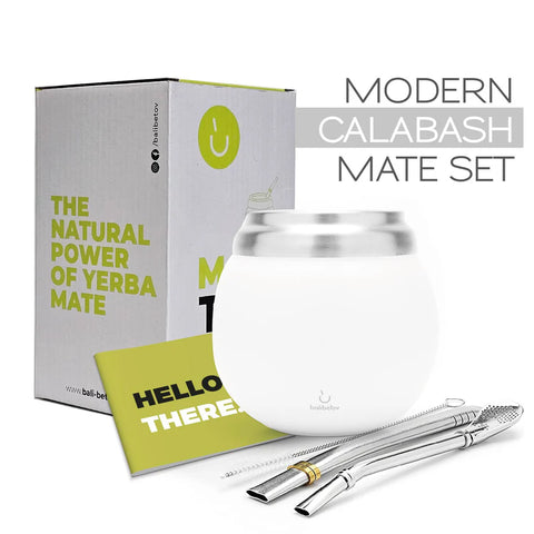 balibetov Stainless Steel Mate Set - White