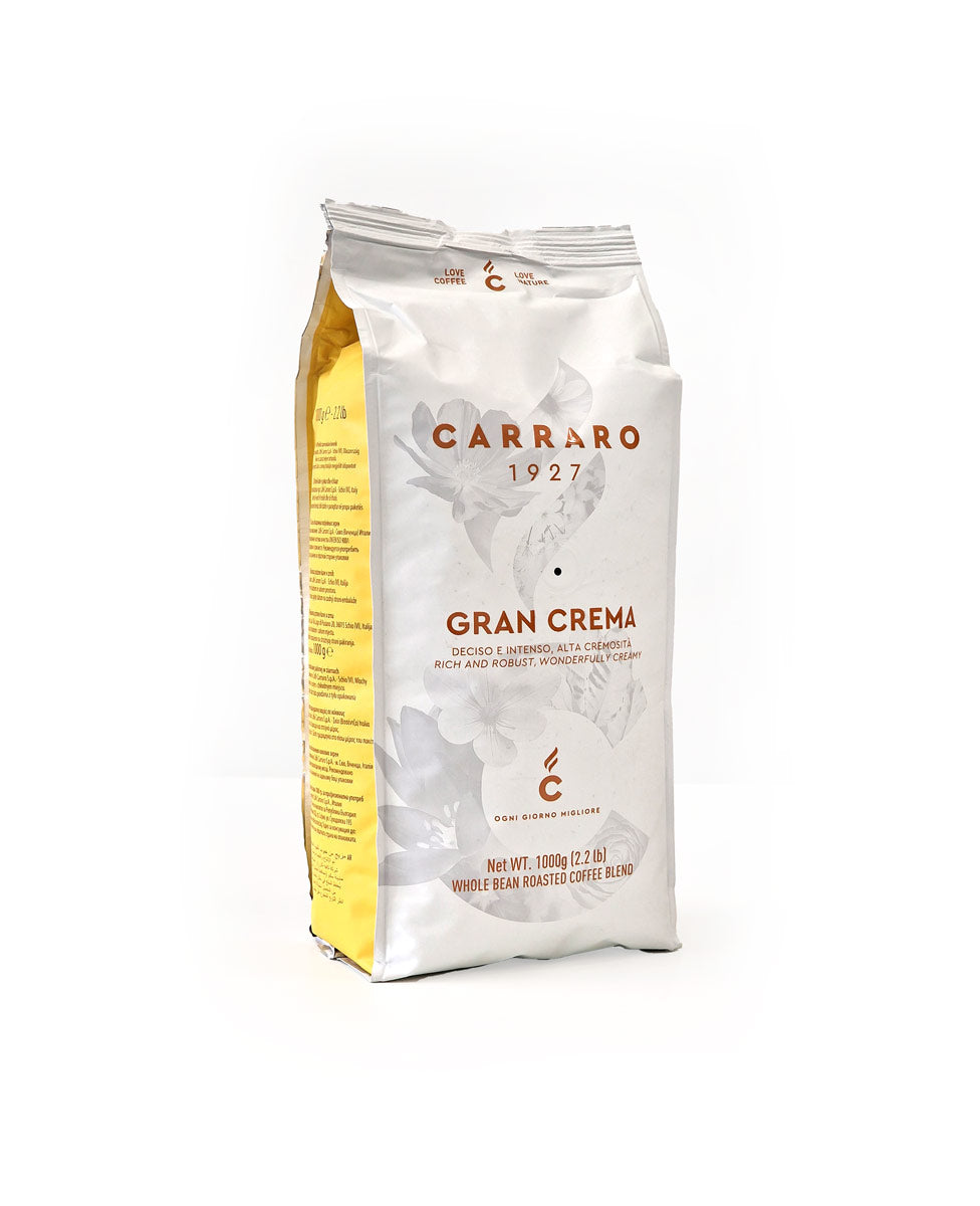 Carraro Gran Crema whole Beans Coffee 1Kg CAFELAX