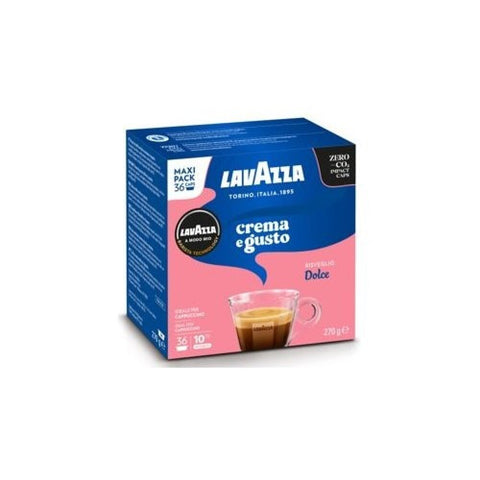 Lavazza A Modo Mio Crema e Gusto Risveglio Dolce Coffee Capsules - 36 Capsules