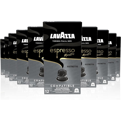 10 * Lavazza Espresso Maestro Ristretto Coffee Capsules - 10 Capsules - 100 Capsules