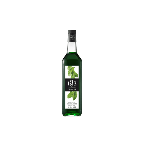 1883 Green Mint Syrup 1L - CAFELAX