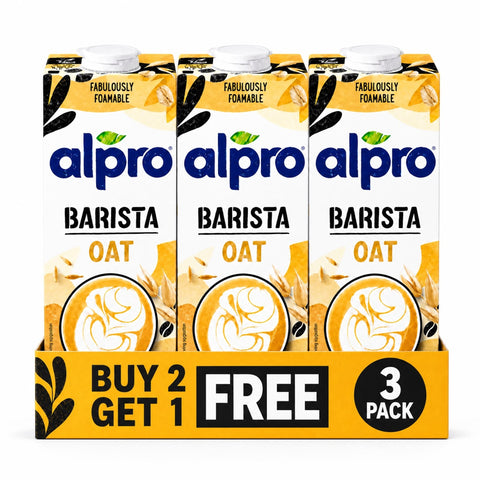 2 + 1 Free Alpro Barista Oat Milk 1L - 3 L