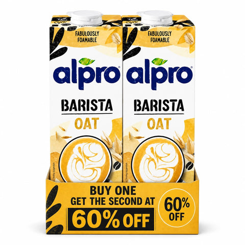 2 * Alpro Barista Oat Milk 1L - 2L