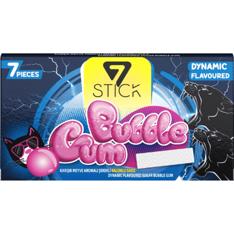 7Stick Dynamic Flavoured Bubble Gum 7 Pcs - 14.5g