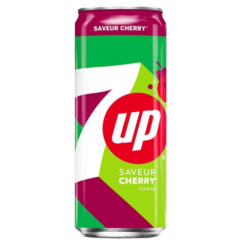 7Up Cherry Soda Drink 330ml
