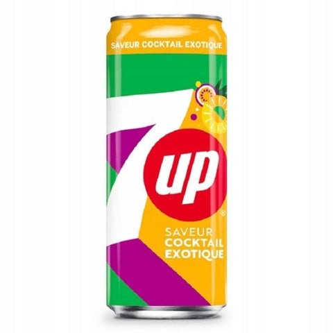 7Up Cocktail Exotique Soda Drink 330ml