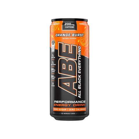 ABE Pre Workout Cans 330ml – Orange Burst