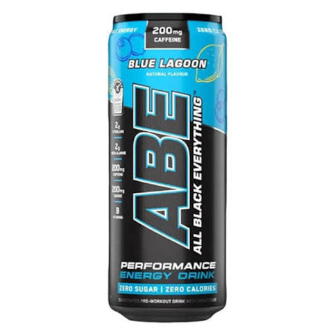 ABE Pre Workout Cans 330ml – blue Lagoon