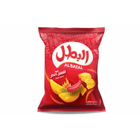Al Batal Chilli Flavour Chips 110g