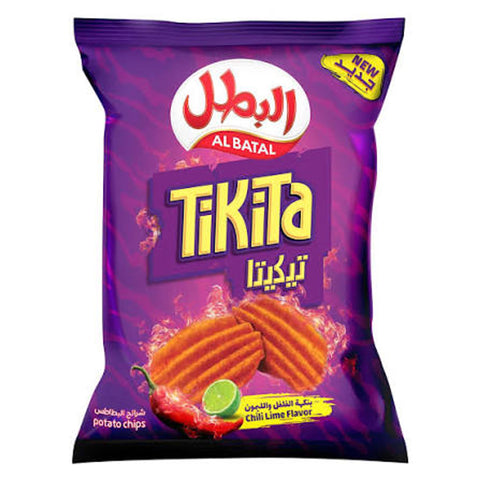 Al Batal Tikita Chili Lime Flavour Chips 155g