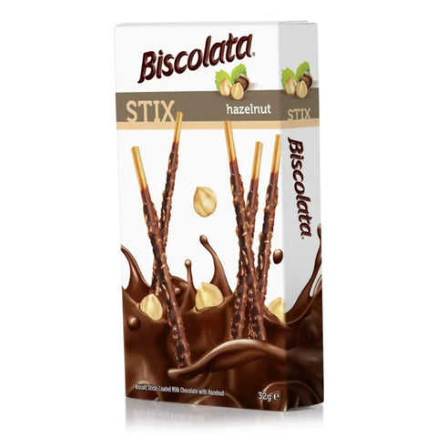 Amada Stix Milk Chocolate & Hazelnut 40g