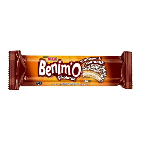 BB:" 19-7-2026 "Eti Benimo Chocolate Marshmallow and Coconut Biscuit 80g