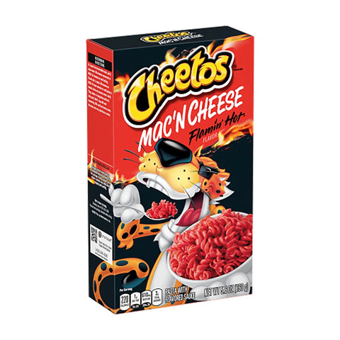 BB:" 2-4-2026 "Cheetos Mac'N Cheese Flaming Hot 160g