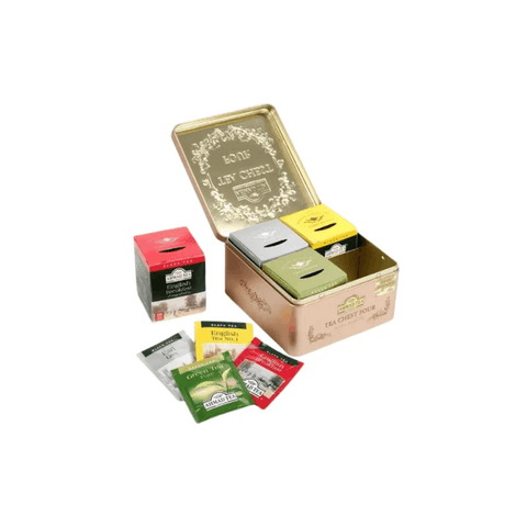 “BB: 26-5-2025” Ahmad Tea Chest Four Set 40 Assorted Tea Bags - CAFELAX