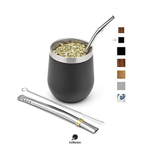 Balibetov Stainless Steal Mate Set - Black - CAFELAX
