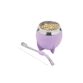 Balibetov Stainless Steal Mate Set - Leather Style (Purple) - CAFELAX