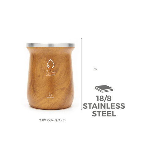 Balibetov Stainless Steal Mate Set - Wooden - CAFELAX