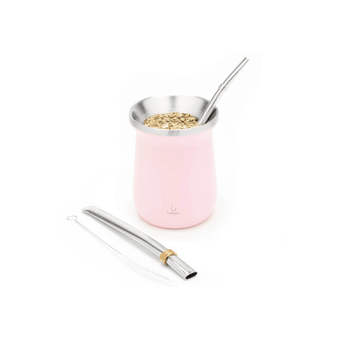 Balibetov Stainless Steel Mate Set - Pink - CAFELAX