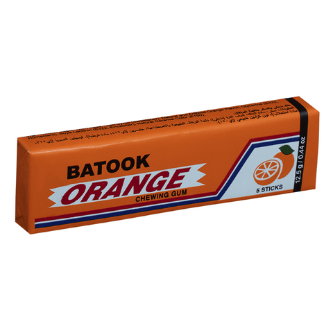 Batook Orange Chewing Gum 5 Sticks