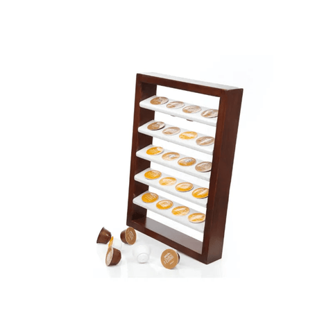BeanWrap Handmade Wooden Dolce Gusto Compatible Capsules Stand - 24 Capsules - CAFELAX