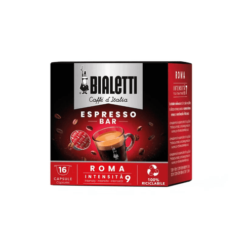 Bialetti Espresso Bar Roma Coffee Capsules 16 Capsules - For Bialetti Machines Only - CAFELAX