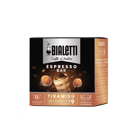 Bialetti Espresso Bar Tiramisu Coffee Capsules 12 Capsules - For Bialetti Machines Only
