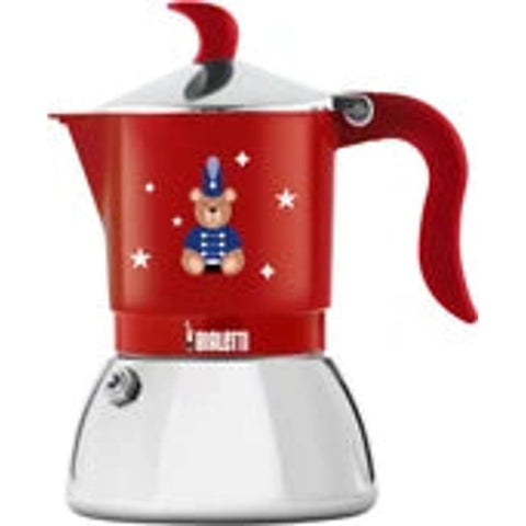 Bialetti JoyFul Memories Inducthion Included 2 Cups Moka Pot - Red