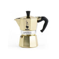 Bialetti Moka Pot - 3 Cups - Gold - CAFELAX