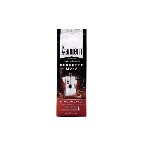 Bialetti Perfetto Moka Cioccolato Ground Coffee 250g - CAFELAX