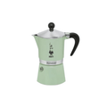 Bialetti Rainbow Moka Pot - 3 Cups - Mint Green - CAFELAX