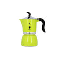 Bialetti fiammetta Moka Pot - 3 Cups - Lime - CAFELAX
