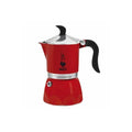 Bialetti fiammetta Moka Pot - 3 Cups - Red - CAFELAX