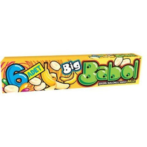 Big Babol Banana Bubble Gum 27g