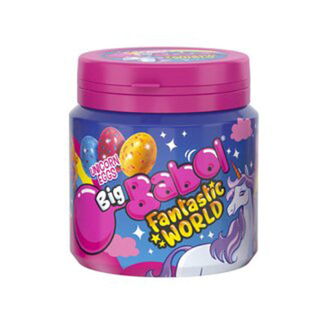 Big Babol Fantastic World Unicorn Eggs  Strawberry, Banana & Blueberry Flavored Gum 90g