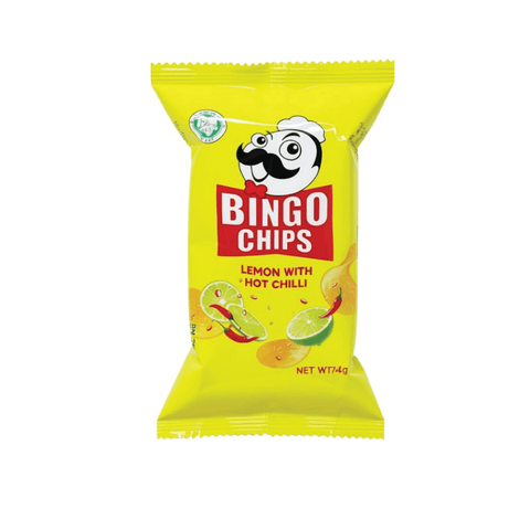 Bingo Lemon With Hot Chili Flavor Chips 40g