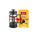 Black French Press 300 ML + Melitta Grand Aroma Ground Coffee 500g Bundle - CAFELAX