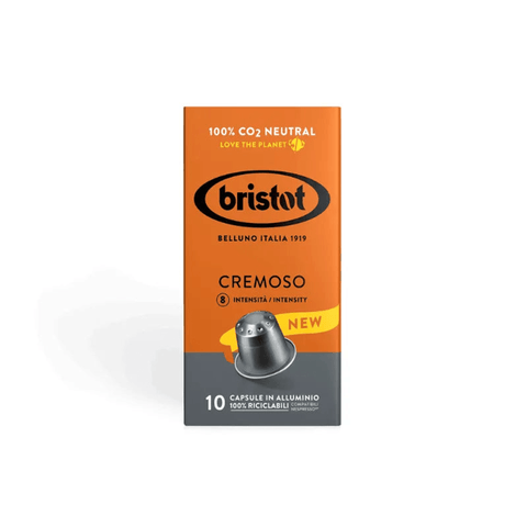 Bristot Cremoso Coffee Capsules - 10 Capsules - CAFELAX