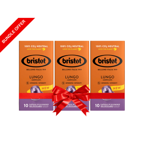 Bundle Offer | 3 Packs of Bristot Lungo Coffee Capsules - CAFELAX