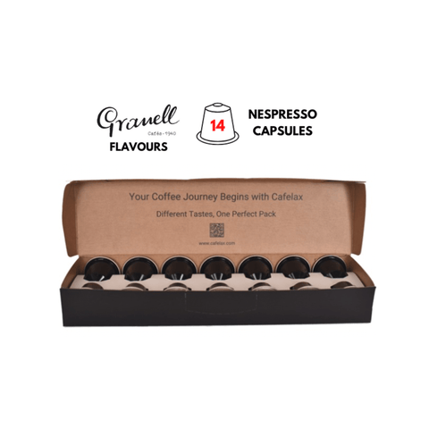 CAFELAX Variant Granell Flavours Capsules - 14 Capsules - CAFELAX