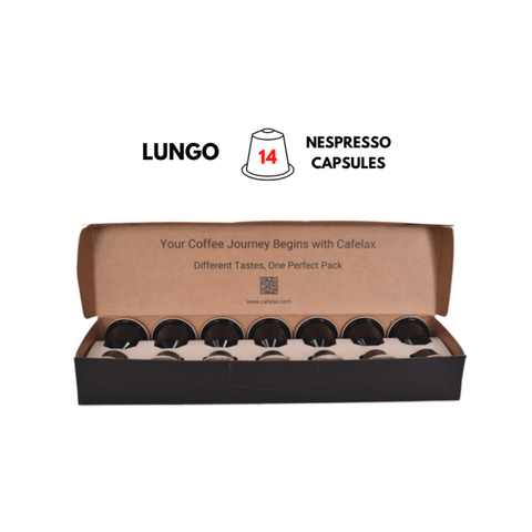 CAFELAX Variant Lungo Capsules - 14 Capsules - CAFELAX
