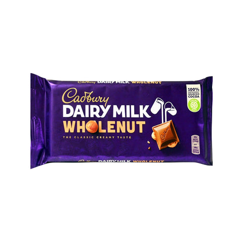 Cadbury Dairy Milk Wholenut Chocolate 180g