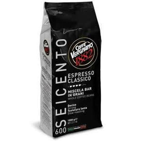 Caffè Vergnano 600 Classico Whole Beans Coffee 1 Kg