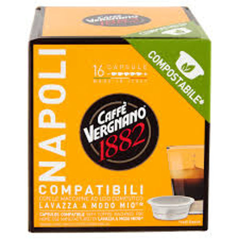 Caffè Vergnano Napoli Modo Mio Compatible - 16 Capsules