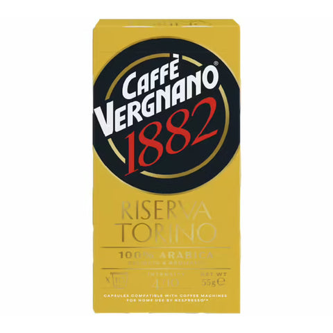 Caffè Vergnano Riserva Torino 100% Arabica Coffee Capsules - 10 Capsules