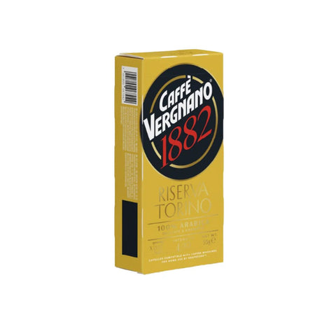 Caffè Vergnano Riserva Torino 100% Arabica Coffee Capsules - 10 Capsules