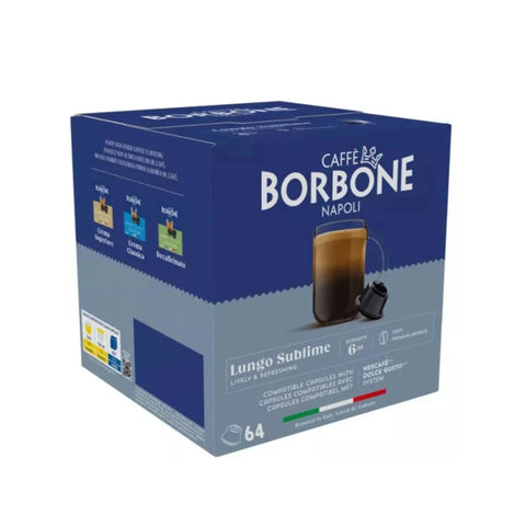 Caffe Borbone Lungo Sublime Dolce Gusto Coffee - 16 Capsules‏
