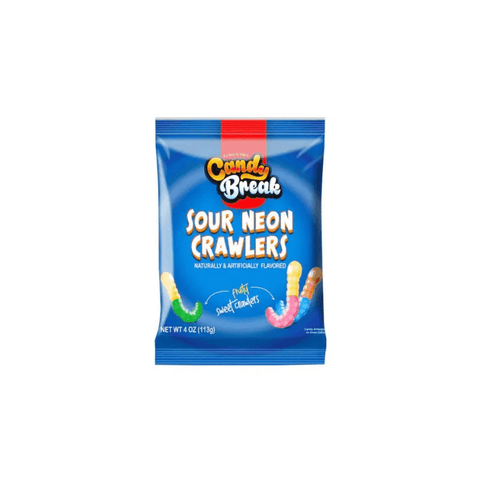 Candy Break Sour Neon Crawlers 113g - CAFELAX